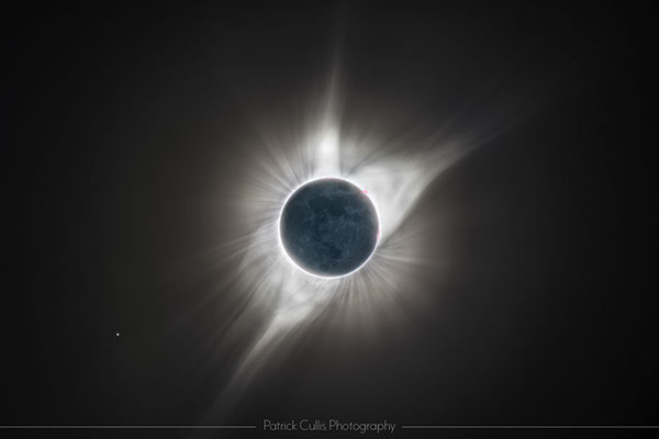 High dynamic range composite of the August 21, 2017 total solar eclipse.&nbsp; 